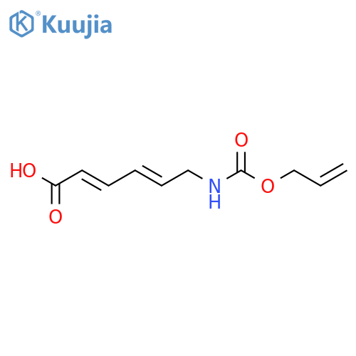 2,4-HEXADIENOIC ACID, 6-[[(2-PROPENYLOXY)CARBONYL]AMINO]-, (2E,4E)- structure