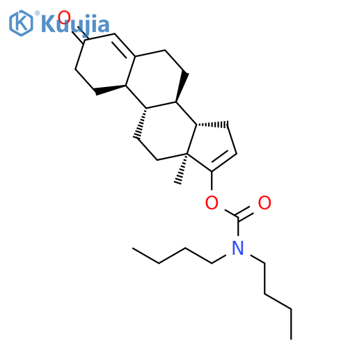 ESTRA-4,16-DIEN-3-ONE, 17-[[(DIBUTYLAMINO)CARBONYL]OXY]- structure