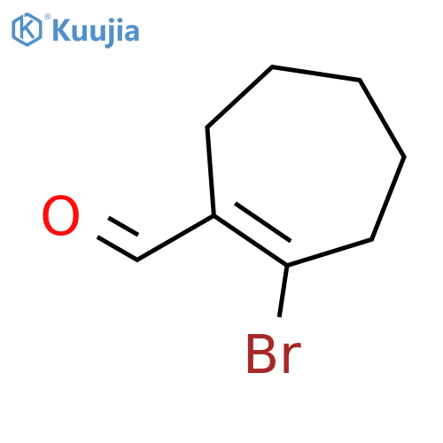 1-Cycloheptene-1-carboxaldehyde, 2-bromo- structure