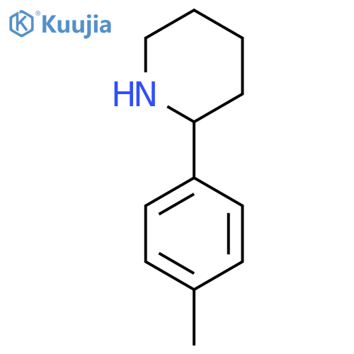 2-(4-methylphenyl)piperidine structure