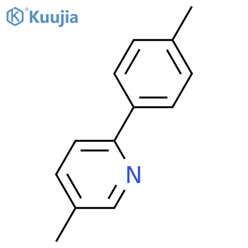 Pyridine,5-methyl-2-(4-methylphenyl)- structure