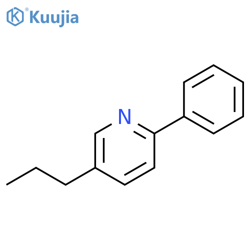 Pyridine,2-phenyl-5-propyl- structure
