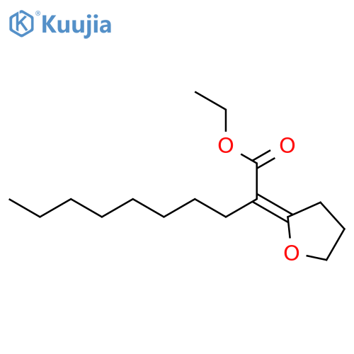DECANOIC ACID, 2-(DIHYDRO-2(3H)-FURANYLIDENE)-, ETHYL ESTER structure