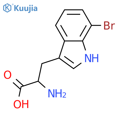 7-Bromo-DL-tryptophan structure
