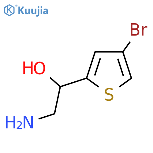 2-amino-1-(4-bromothiophen-2-yl)ethan-1-ol structure