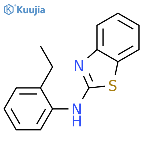 N-(2-ethylphenyl)-1,3-benzothiazol-2-amine structure