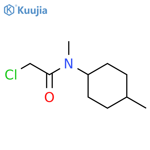 2-CHLORO-N-METHYL-N-(4-METHYLCYCLOHEXYL)ACETAMIDE structure