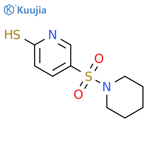 5-(Piperidine-1-sulfonyl)pyridine-2-thiol structure