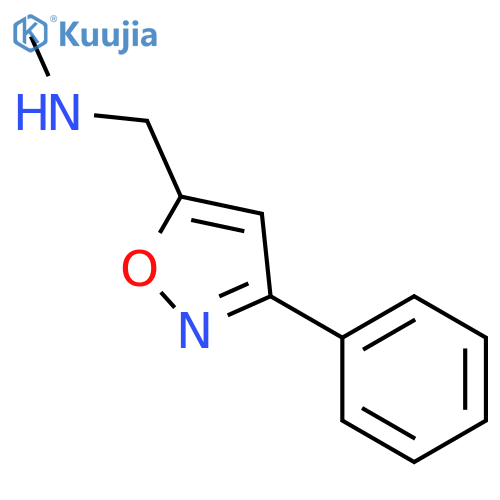 5-[(Methylamino)methyl]-3-phenylisoxazole structure