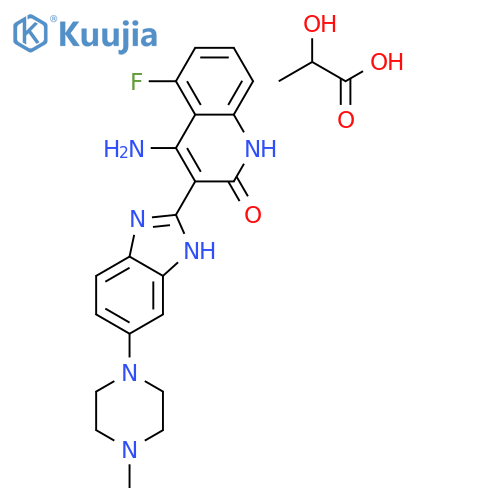 Dovitinib Dilactic acid structure