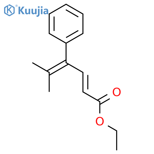 2,4-HEXADIENOIC ACID, 5-METHYL-4-PHENYL-, ETHYL ESTER, (2E)- structure