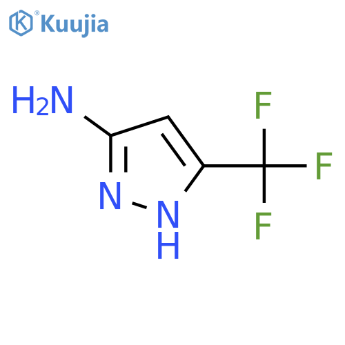 5-(trifluoromethyl)-1H-pyrazol-3-amine structure