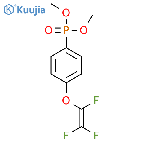 Phosphonic acid, [4-[(trifluoroethenyl)oxy]phenyl]-, dimethyl ester structure