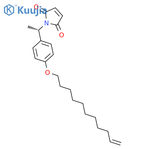 1H-PYRROLE-2,5-DIONE, 1-[(1S)-1-[4-(10-UNDECENYLOXY)PHENYL]ETHYL]- structure