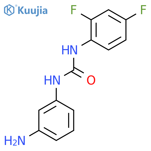 Urea, N-(3-aminophenyl)-N'-(2,4-difluorophenyl)- structure