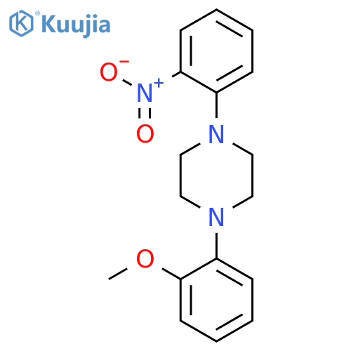 1-(2-Methoxyphenyl)-4-(2-nitrophenyl)piperazine structure