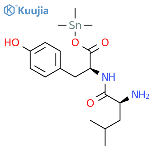 STANNANE, [(L-LEUCYL-L-TYROSYL)OXY]TRIMETHYL- structure