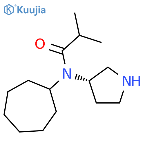 Propanamide, N-cycloheptyl-2-methyl-N-(3S)-3-pyrrolidinyl- structure