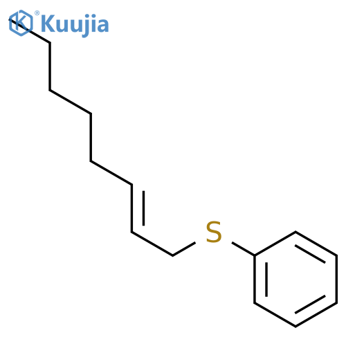 Benzene, (2-octenylthio)-, (E)- structure