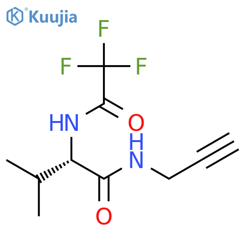 BUTANAMIDE, 3-METHYL-N-2-PROPYNYL-2-[(TRIFLUOROACETYL)AMINO]-, (2S)- structure