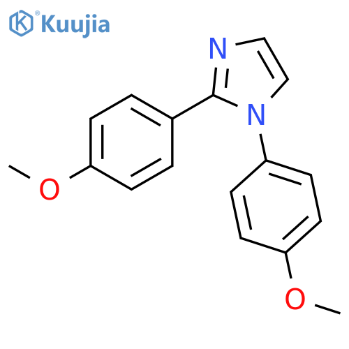 1H-Imidazole, 1,2-bis(4-methoxyphenyl)- structure