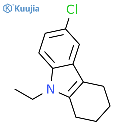 1H-CARBAZOLE, 6-CHLORO-9-ETHYL-2,3,4,9-TETRAHYDRO- structure