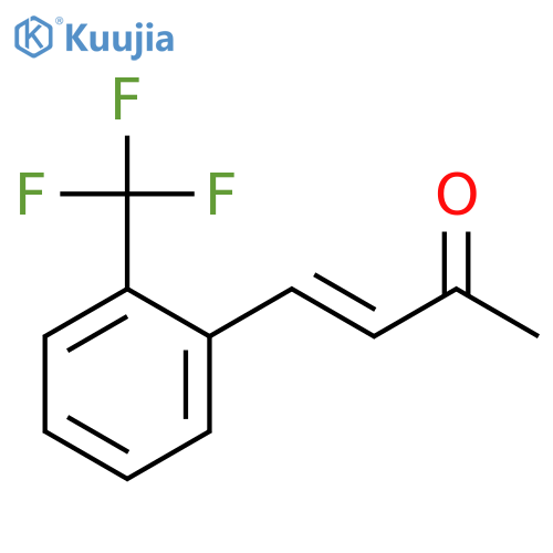 4-2-(trifluoromethyl)phenylbut-3-en-2-one structure