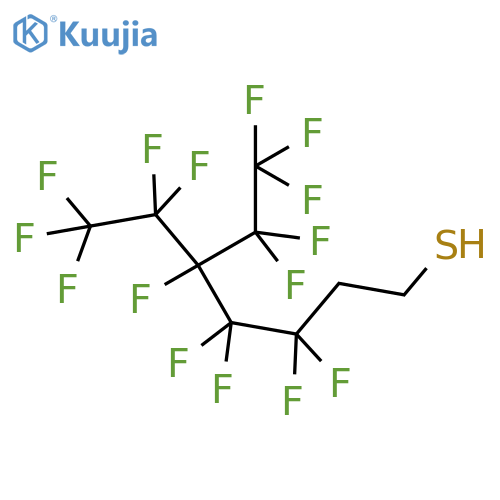 1-Heptanethiol, 3,3,4,4,5,6,6,7,7,7-decafluoro-5-(pentafluoroethyl)- structure
