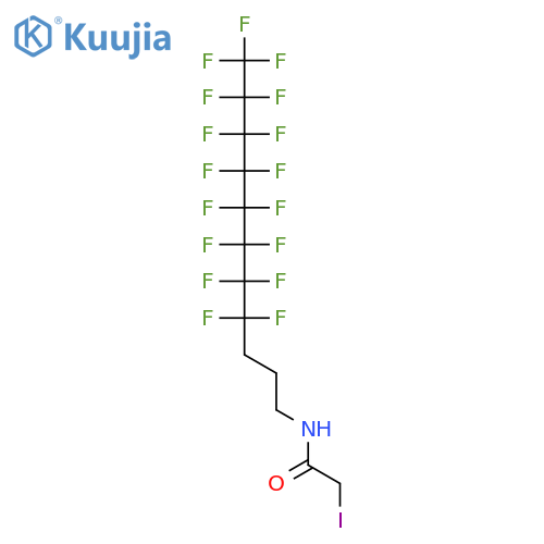 Acetamide,N-(4,4,5,5,6,6,7,7,8,8,9,9,10,10,11,11,11-heptadecafluoroundecyl)-2-iodo- structure