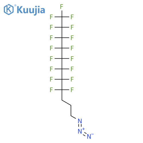 11-Azido-1,1,1,2,2,3,3,4,4,5,5,6,6,7,7,8,8-heptadecafluoroundecane structure