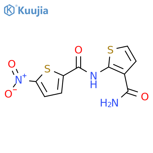 2-(5-nitrothiophene-2-amido)thiophene-3-carboxamide structure