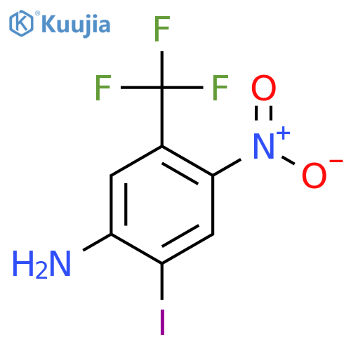 2-Iodo-4-nitro-5-(trifluoromethyl)aniline structure