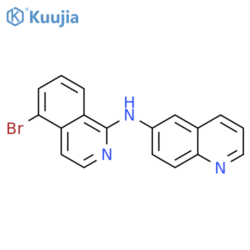 6-QUINOLINAMINE, N-(5-BROMO-1-ISOQUINOLINYL)- structure