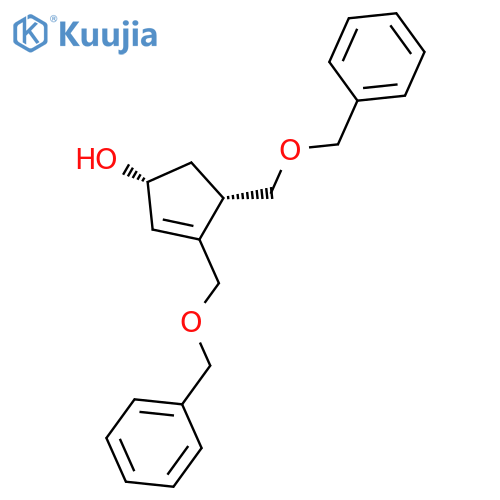 2-CYCLOPENTEN-1-OL, 3,4-BIS[(PHENYLMETHOXY)METHYL]-, (1R,4S)- structure
