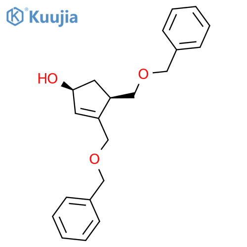2-CYCLOPENTEN-1-OL, 3,4-BIS[(PHENYLMETHOXY)METHYL]-, (1S,4R)- structure
