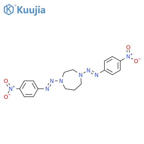 1H-1,4-Diazepine, hexahydro-1,4-bis[(1E)-(4-nitrophenyl)azo]- structure