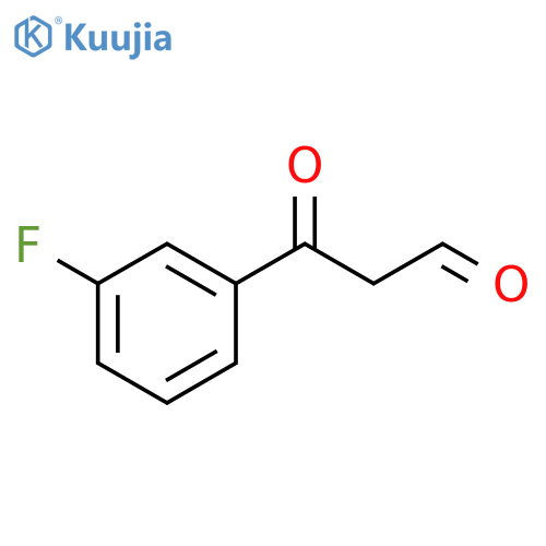 3-(3-fluorophenyl)-3-oxopropanal structure