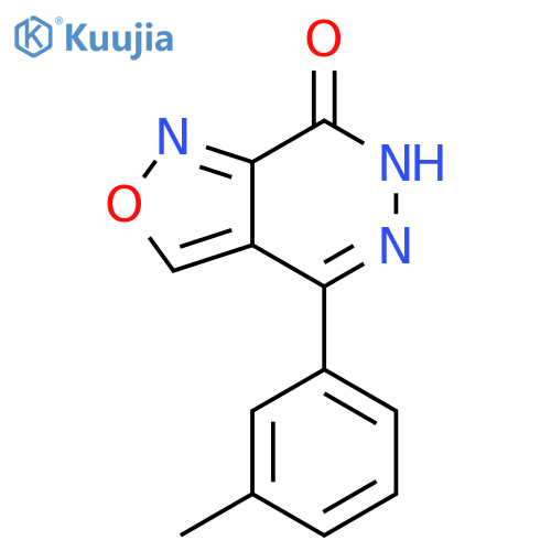 Isoxazolo[3,4-d]pyridazin-7(6H)-one, 4-(3-methylphenyl)- structure