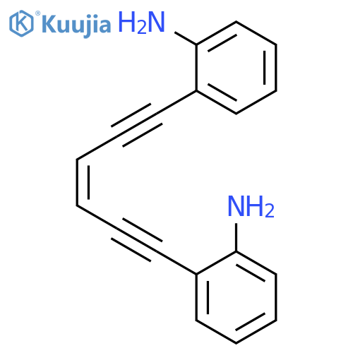 Benzenamine, 2,2'-(3Z)-3-hexene-1,5-diyne-1,6-diylbis- structure