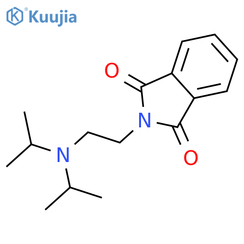 2-[2-(dipropan-2-ylamino)ethyl]-1H-isoindole-1,3(2H)-dione structure