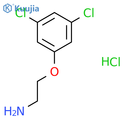 2-(3,5-dichlorophenoxy)ethan-1-amine hydrochloride structure