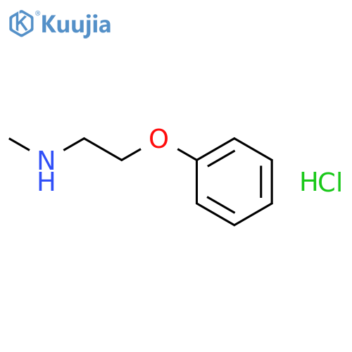 2-Phenoxy-N-methylethylamine hydrochloride structure