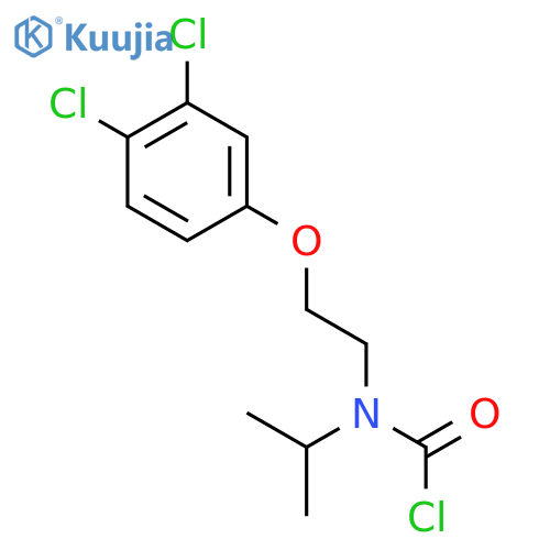 CARBAMIC CHLORIDE, [2-(3,4-DICHLOROPHENOXY)ETHYL](1-METHYLETHYL)- structure