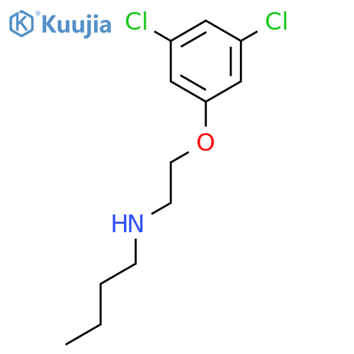 1-BUTANAMINE, N-[2-(3,5-DICHLOROPHENOXY)ETHYL]- structure