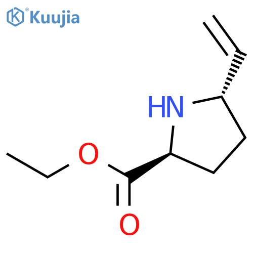 L-Proline, 5-ethenyl-, ethyl ester, (5S)- structure