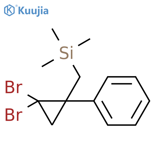 SILANE, [(2,2-DIBROMO-1-PHENYLCYCLOPROPYL)METHYL]TRIMETHYL- structure