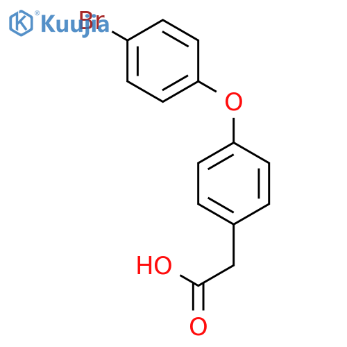 2-(4-(4-BROMOPHENOXY)PHENYL)ACETIC ACID structure