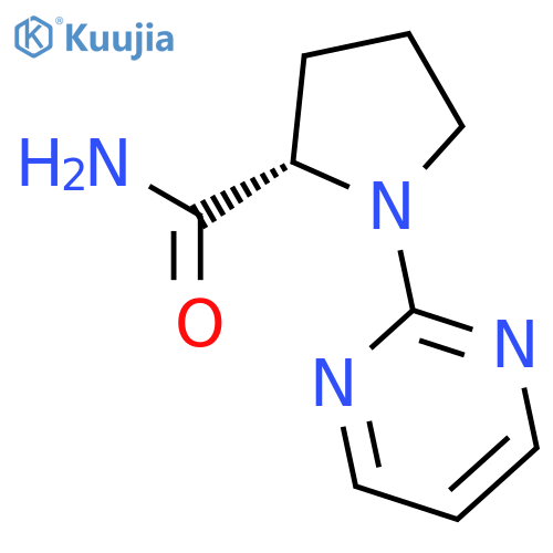 2-PYRROLIDINECARBOXAMIDE, 1-(2-PYRIMIDINYL)-, (2S)- structure
