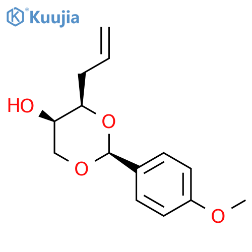 1,3-DIOXAN-5-OL, 2-(4-METHOXYPHENYL)-4-(2-PROPENYL)-, (2S,4R,5R)- structure