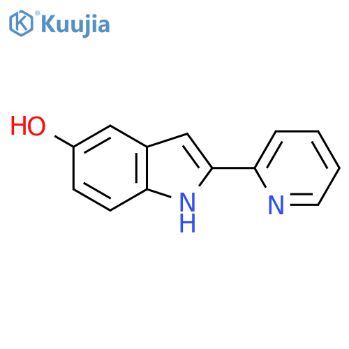 1H-Indol-5-ol, 2-(2-pyridinyl)- structure